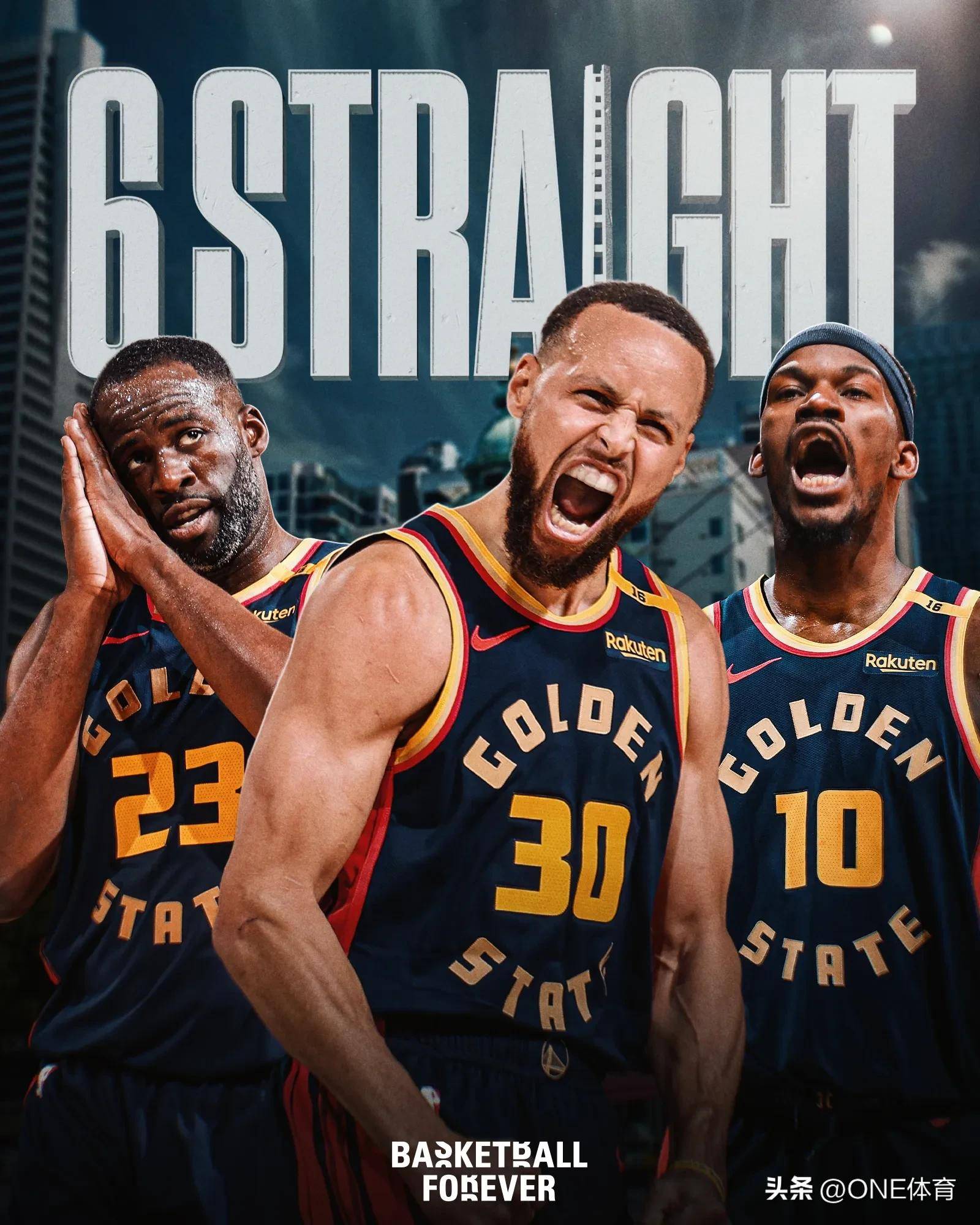 勇士客场大胜76人，实现三连胜